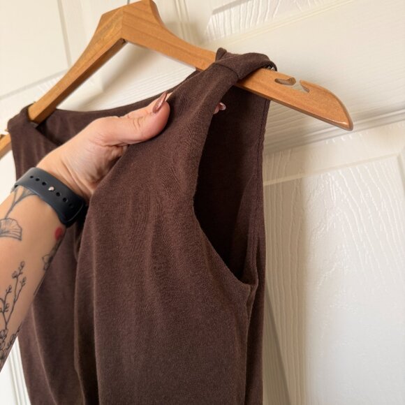 OGL Move - Boat Neck Brami Tank Top (S, Brown) - Picture 7 of 10
